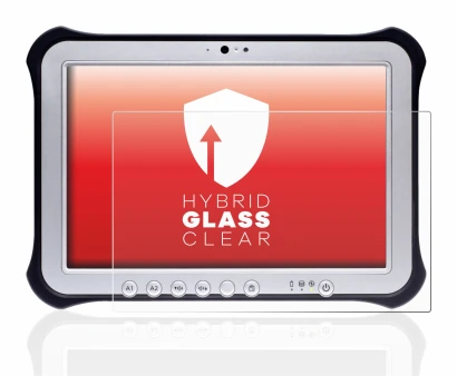 Image of the device Panasonic Toughpad FZ-G1 with a wide variety of screen protectors.