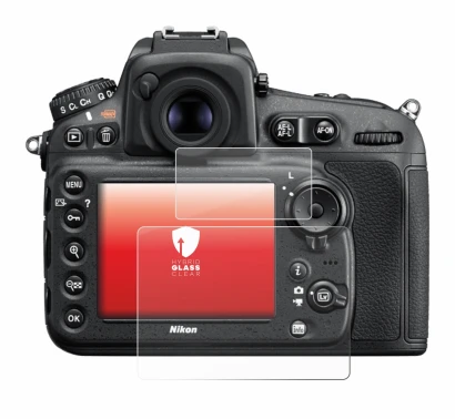 Image of the device Nikon D810 with a wide variety of screen protectors.