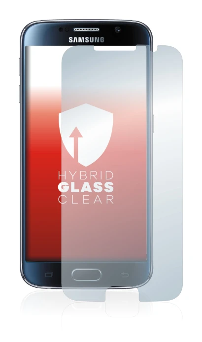 Image of the device Samsung Galaxy S6 with a wide variety of screen protectors.