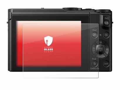 Image of the device Panasonic Lumix DMC-LX15 with a wide variety of screen protectors.