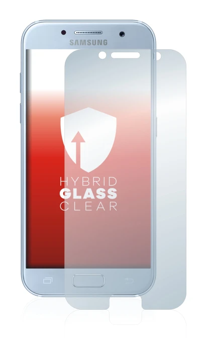 Image of the device Samsung Galaxy A5 2017 with a wide variety of screen protectors.