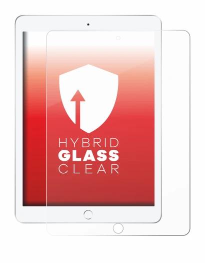 Image of the device Apple iPad 9.7" 2018 (6th. Gen.) with a wide variety of screen protectors.