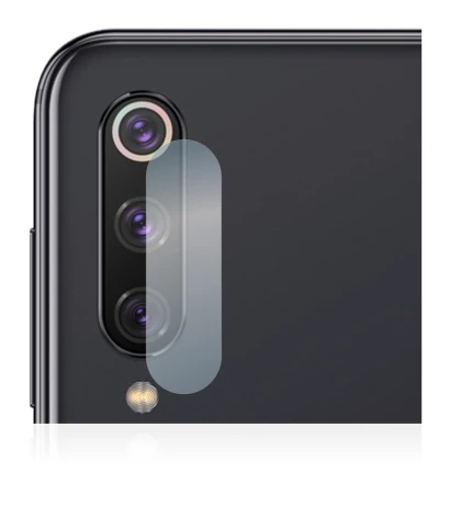 Image of the device Xiaomi Mi 9 SE (ONLY Camera Lens) with a wide variety of screen protectors.