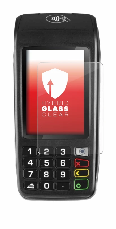 Image of the device ingenico Move/5000 with a wide variety of screen protectors.