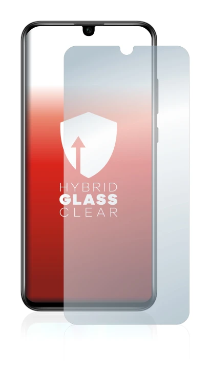 Image of the device Honor 20 Lite with a wide variety of screen protectors.