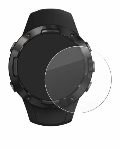 Image of the device Suunto 5 with a wide variety of screen protectors.