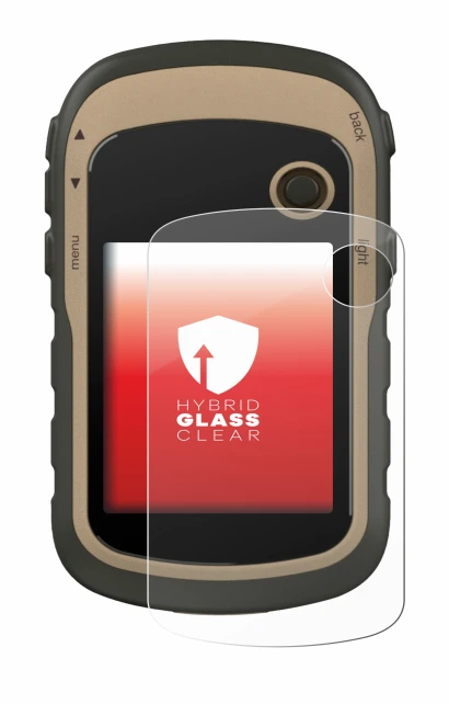 Image of the device Garmin eTrex 32x with a wide variety of screen protectors.