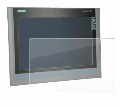 Image of the device Siemens Simatic HMI TP 1500 Comfort with a wide variety of screen protectors.