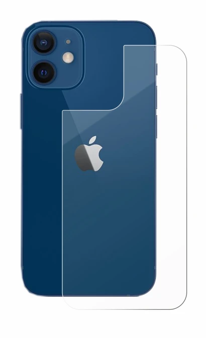 Image of the device Apple iPhone 12 (Back) with a wide variety of screen protectors.