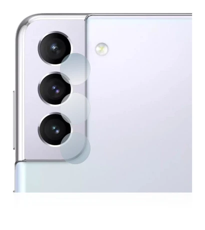 Image of the device Samsung Galaxy S21 (ONLY Camera Lens) with a wide variety of screen protectors.