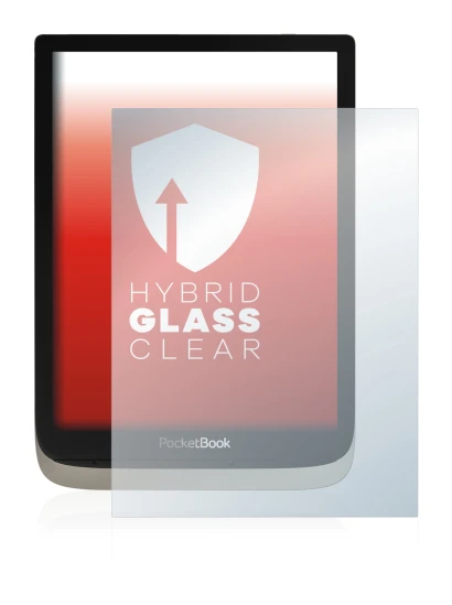 Image of the device PocketBook InkPad Color with a wide variety of screen protectors.