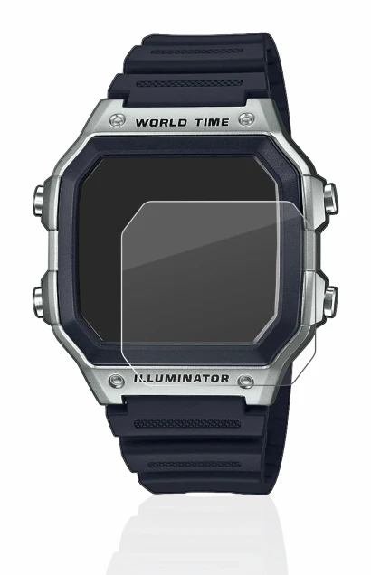 Image of the device Casio AE-1200WH with a wide variety of screen protectors.