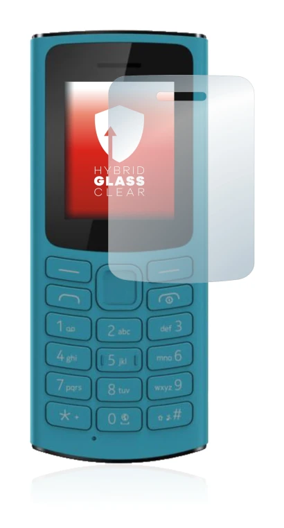 Image of the device Nokia 105 4G 2021 with a wide variety of screen protectors.