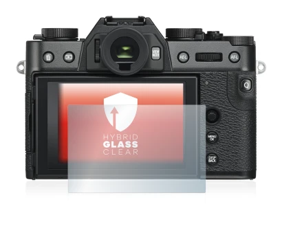 Image of the device Fujifilm X-T30 ll with a wide variety of screen protectors.