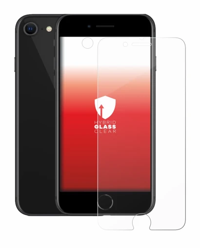 Image of the device Apple iPhone SE 2 2020 (Front+Camera) with a wide variety of screen protectors.