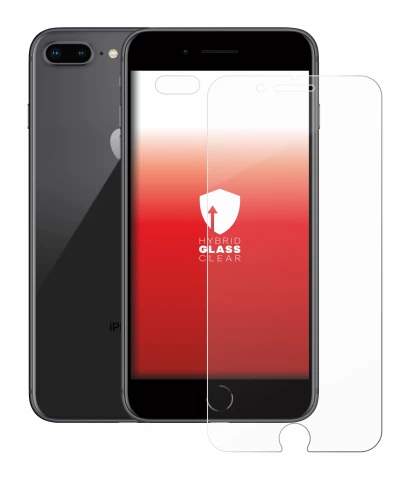 Image of the device Apple iPhone 8 Plus (Front+Camera) with a wide variety of screen protectors.