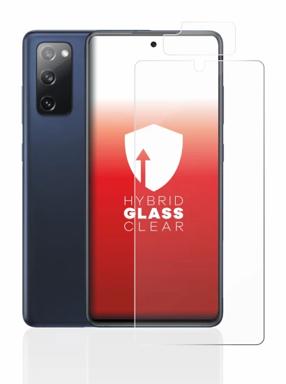 Image of the device Samsung Galaxy S20 FE (Front+Camera) with a wide variety of screen protectors.