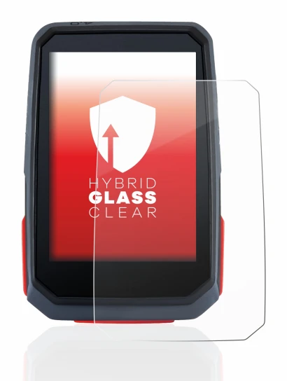 Image of the device Sigma ROX 4.0 with a wide variety of screen protectors.