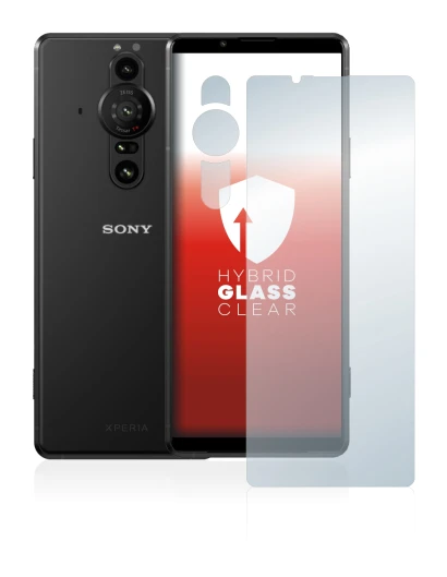 Image of the device Sony Xperia Pro-I (Front+Camera) with a wide variety of screen protectors.