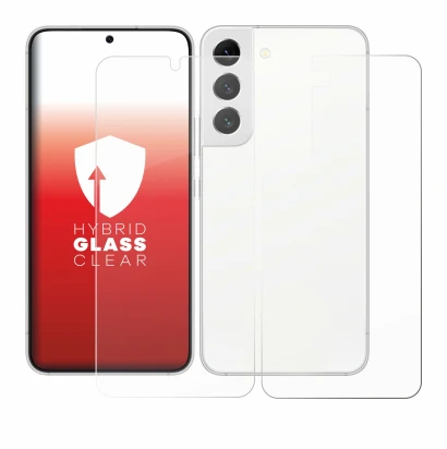 Image of the device Samsung Galaxy S22 5G (Front+Back) with a wide variety of screen protectors.