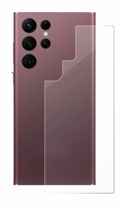 Image of the device Samsung Galaxy S22 Ultra 5G (Back) with a wide variety of screen protectors.