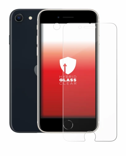Image of the device Apple iPhone SE 3 2022 (Front+Camera) with a wide variety of screen protectors.