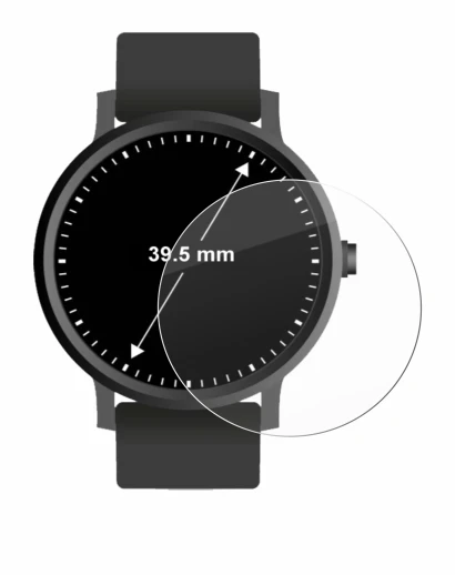 Image of the device Watches (Circular, ø: 39.5 mm) with a wide variety of screen protectors.