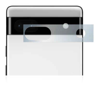 Image of the device Google Pixel 6a (ONLY Camera Lens) with a wide variety of screen protectors.