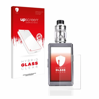 Front side of a product packaging with the brand logo upscreen. Next to it is the device GeekVape T200 shown with the correspo