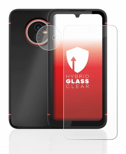 Image of the device Gigaset GX4 (Front+Camera) with a wide variety of screen protectors.