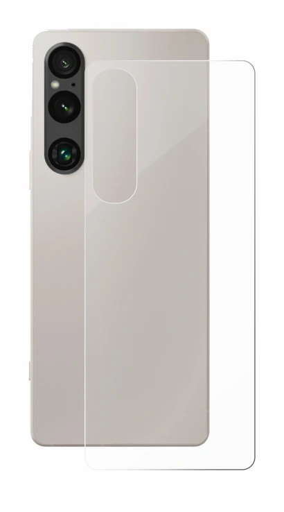 Image of the device Sony Xperia 1 V (Back) with a wide variety of screen protectors.