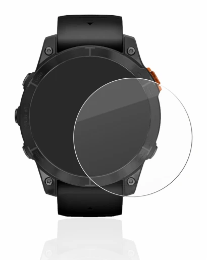 Image of the device Garmin Fenix 7 Pro Solar (47 mm) with a wide variety of screen protectors.
