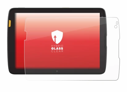 Image of the device Zebra ET40 8" with a wide variety of screen protectors.