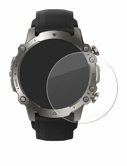 Image of the device Huami Amazfit Falcon with a wide variety of screen protectors.