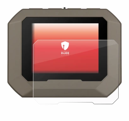 Image of the device Garmin Xero C1 Pro with a wide variety of screen protectors.