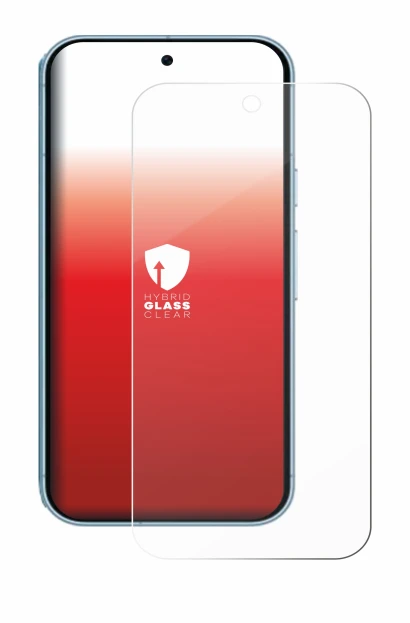 Image of the device Google Pixel 9 with a wide variety of screen protectors.