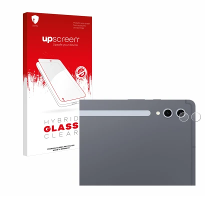 Front side of a product packaging with the brand logo upscreen. Next to it is the device Samsung Galaxy Tab S10 Ultra 5G (ONLY