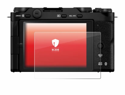 Image of the device Fujifilm X-M5 with a wide variety of screen protectors.