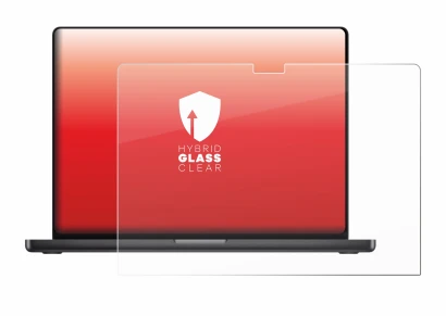 Image of the device Apple MacBook Pro 16" 2024 M4 with a wide variety of screen protectors.