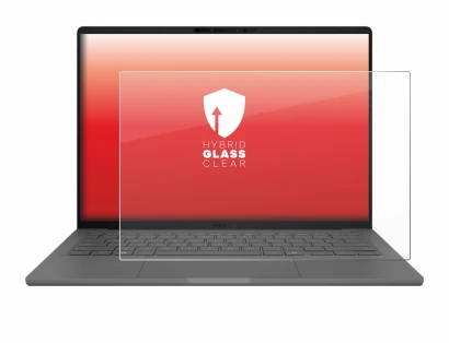 Image of the device ASUS ZenBook A14 UX3407 with a wide variety of screen protectors.