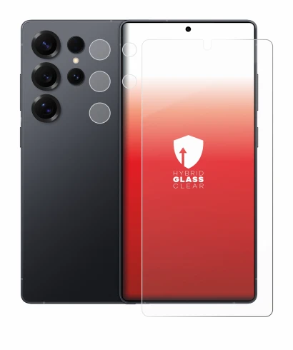 Image of the device Samsung Galaxy S25 Ultra Enterprise Edition (Front+Camera) with a wide variety of screen protectors.