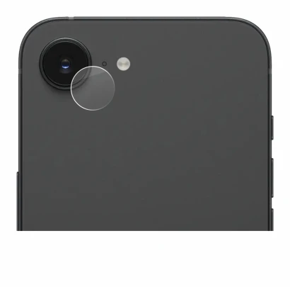 Image of the device Apple iPhone 16e (ONLY Camera Lens) with a wide variety of screen protectors.