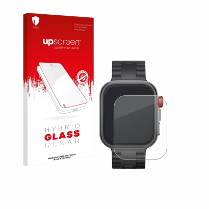 Front side of a product packaging with the brand logo upscreen. Next to it is the device Huawei Watch Fit 4 Pro shown with the