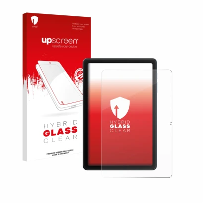 Front side of a product packaging with the brand logo upscreen. Next to it is the device Blackview Tab 20 WiFi shown with the 