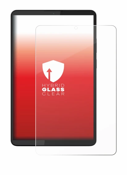 Image of the device Lenovo Tab One 8.7" with a wide variety of screen protectors.