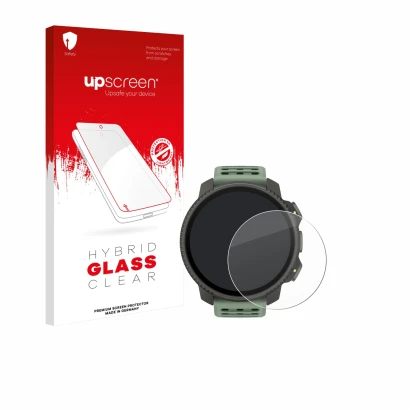 Front side of a product packaging with the brand logo upscreen. Next to it is the device Suunto Vertical 2 shown with the corr