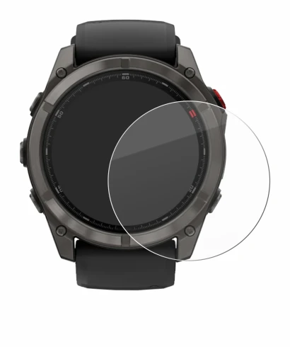 Image of the device Garmin Fenix 8 Pro AMOLED (51 mm) with a wide variety of screen protectors.