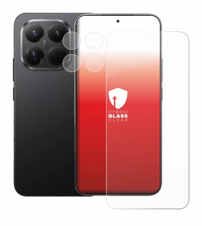 Image of the device Xiaomi 15T Pro (Front+Camera) with a wide variety of screen protectors.