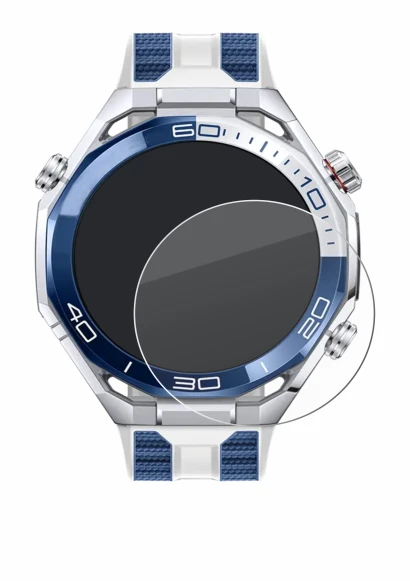 Image of the device Huawei Watch Ultimate 2 Blue with a wide variety of screen protectors.