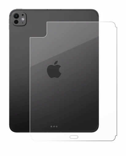Image of the device Apple iPad Pro 11" 2025 (Back) with a wide variety of screen protectors.